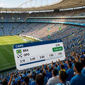 Brazilian soccer stadium filled with fans